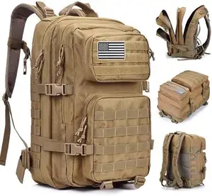 Volume multi-fonction grande capacité randonnée en plein air camping voyage Bug Out chasse 45l étanche molle sac à dos tactique