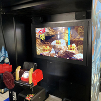 Machine de jeu vidéo d'arcade de tir sur pirates à monnayeur, simulateur de centre de jeux en métal, plastique et bois, 220V, 1-2 joueurs