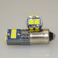 Ampoules LED BA9S 6SMD 3030 blanches pour voiture, éclairage intérieur de voiture, clignotants LED BA9S 6 LED, fourniture d'usine