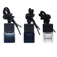 Bouteille en verre vide pour diffuseur de parfum de voiture, 8 ml, 10 ml, avec logo personnalisable, à suspendre, pour désodorisant de voiture, vente en gros