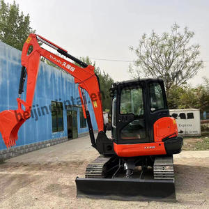 Miniexcavadora KX165 de Segunda Mano, Original de Japón, Pintura Negra, 6 Toneladas, Excavadora Mediana, Orugas de Goma, Motor, Bomba de Engranajes 2024, Rodamientos - Product Image 3