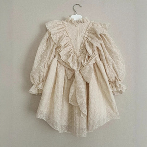 Robe de Cérémonie Courtoise pour Filles, Style <span class=keywords><strong>Lolita</strong></span> JK, Broderie Dentelle, Doublure Coton, Collection Printemps/Automne 2025 (inspiration russe) - Product Image 2