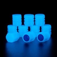Bouchon de valve fluorescent de moto lumineux lumineux de lumière de valve de pneu d'automobile