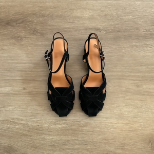 Sandales romaines Baotou rétro en cuir de vachette de luxe, faites à la main, tressées, à talon épais, style universitaire, avec nœud Mary Jane - Product Image 3