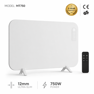 Dernier modèle <span class=keywords><strong>de</strong></span> panneau chauffant infrarouge intelligent WiF750W blanc autoportant, <span class=keywords><strong>chauffage</strong></span> électrique intelligent pour salon et chambre, ultra-mince 12 mm - Product Image 1