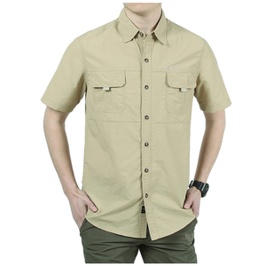 กางเกงขาสั้นแขนสั้นผู้ชาย DFT0301 สีกากี ดำ เขียว กรมท่าเข้ม สำหรับชุดยูนิฟอร์ม - Product Image 2