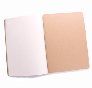 Bán buôn mềm Kraft Giấy bìa <span class=keywords><strong>A4</strong></span> A5 B5 máy tính xách tay với 40 Sheets cai trị dòng trống Nhật Ký Lưu ý cuốn sách cho các trường học - Product Image 3