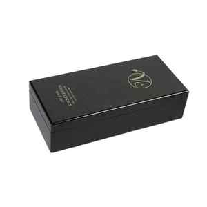 รับทำโลโก้ตามสั่ง กล่องไม้ MDF กลวงขนาดเล็ก กล่องของขวัญไม้ไผ่ทำมือ กล่องชาไม้ทรงสี่เหลี่ยมธรรมชาติ รุ่นงานฝีมือ - Product Image 3