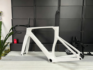 Cadre de vélo de route SUNREMO 32C en fibre de carbone avec freins à disque, finition brillante, 142x12mm, fourche et dérailleur <span class=keywords><strong>avant</strong></span> mécanique/<span class=keywords><strong>Di2</strong></span>, 2800g - Product Image 4