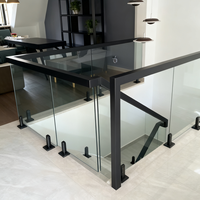 Support de base de garde-corps d'escalier en acier inoxydable 304 201 de 160 mm et 200 mm, durable et de haute qualité, pour intérieur et extérieur, vente en gros