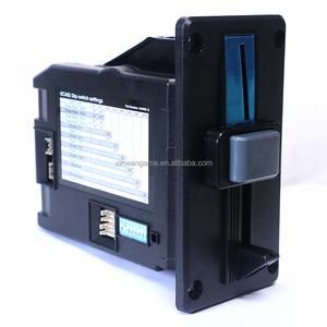 Accettatore di Monete Multipli ICT UCA Mini per Meccanismo <span class=keywords><strong>Arcade</strong></span>, Gru a Braccio, Distributore Automatico, Spingimonete Elettronico, Plastica Nera per Bambini - Product Image 1