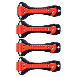 Marteau de sécurité en gros, outil de survie 2-en-1 pour le camping, coupe-ceinture et brise-vitre d'urgence - Product Image 6