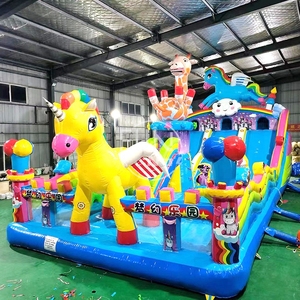 Bền thương mại <span class=keywords><strong>Inflatable</strong></span> <span class=keywords><strong>bouncy</strong></span> trượt Combo không thấm nước nhảy lâu đài nhà bị trả lại cho trẻ em - Product Image 5