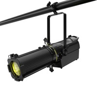 Projecteur LED Ellipsoidal SHEHDS 250W CRI92 Blanc Chaud/Froid avec Zoom et Gradation 16 Bits LEKO pour Théâtre, Studio TV, Église