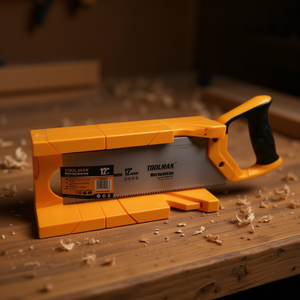 Toolmak Mitre Box With <b>Saw</b> 12 Inch For Wood Cutting - Product Image 3