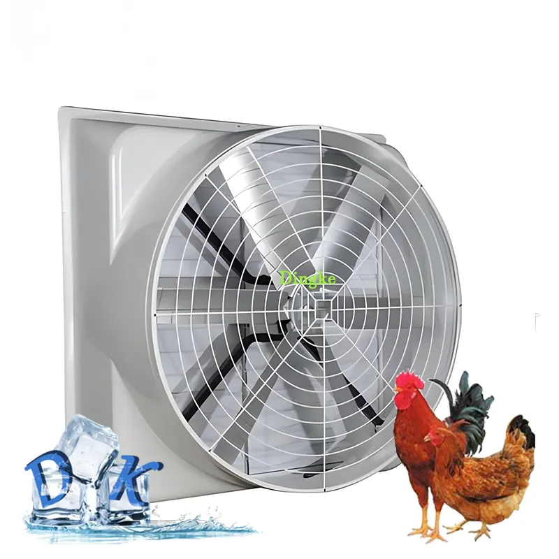 Viehzucht schweinefarm PVC-Läden ventilator Windhaube benutzerdefiniertes Glas Li-Stahl negative Druck ventilator Zubehör