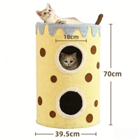 Tour griffoir écologique pour chats de grande taille, multi-niveaux, en sisal, mobilier durable pour animaux de compagnie, idéal pour les animaleries