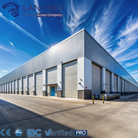 Bâtiment d'entrepôt en structure acier sur mesure pour l'industrie et le stockage commercial, usage industriel et commercial