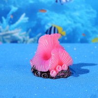 Mini décorations d'aquarium en PVC, coraux mignons, accessoires de paysage pour aquarium, type 6, petits coraux marins