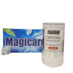 Magicare-Palo <span class=keywords><strong>de</strong></span> aluminio <span class=keywords><strong>de</strong></span> 120G, bloque <span class=keywords><strong>de</strong></span> aluminio, piedra antitranspirante, desodorante, sal Mineral Natural, axila, varillas <span class=keywords><strong>de</strong></span> aluminio - Product Image 1