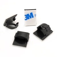 Clips de fixation pour câbles en nylon plastique Longran WCC-2 - Noir/Naturel 94V-2 Ignifuge Certifié ROHS pour câbles de 6 mm 500 PCS/sac Fabriqué en Chine