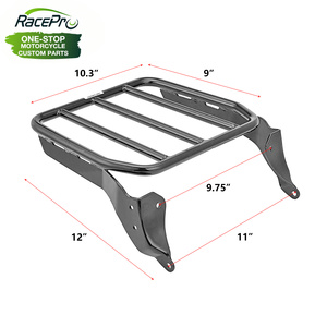RACEPRO แร็คกระเป๋าท้ายรถจักรยานยนต์,แร็ค2นิ้วสำหรับ Harley Sport Glide FLSB <span class=keywords><strong>Low</strong></span> <span class=keywords><strong>Rider</strong></span> <span class=keywords><strong>S</strong></span> FXLRS 2021 2022 - Product Image 6