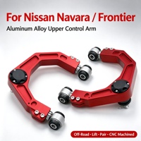 Kit de bras de suspension supérieur en aluminium CNC 6061-T6 pour Nissan Navara / Frontier, suspension avant, rehausse de 2 à 4 pouces, caster réglable UCA