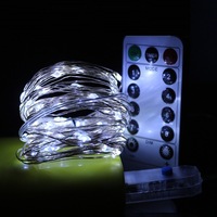 Lumières décoratives LED de style Noël, USB, télécommandées, IP44, multifonctions, à intensité variable, personnalisables, petites