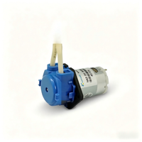 Mini pompe péristaltique auto-amorçante 12V/24V avec contrôle de vitesse DC, en plastique technique, pour l'irrigation et la circulation des plantes