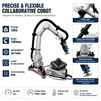 Robot collaboratif industriel haute précision 6 axes, 12 kg, portée 1283 mm, IP54, Cobot pour soudage, palettisation, préhension et assemblage