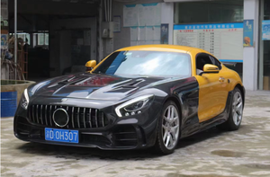 กันชนหน้าและหลังสปอยเลอร์สไตล์คาร์บอนไฟเบอร์สำหรับรถเบนซ์ AMG GT GTC GTS - Product Image 3