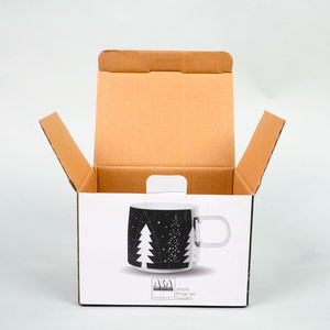 Boîtes d'expédition en carton ondulé <span class=keywords><strong>rigide</strong></span> pour tasses en céramique et verre, personnalisées et imprimées à bas prix - Product Image 4