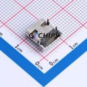 TYPE-C 24P QCHT 143 USB Connector SMD Connector ( Connector Type: Type-C )( Protocol Standard: USB 3.1 )( Gender: Female ) - Product Image 2