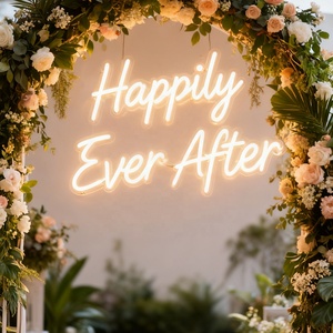 Insegna al Neon Personalizzata 'Always & Forever', 'Vuoi Sposarmi?', Insegna LED con Cognome per Decorazioni Matrimoniali - Product Image 5