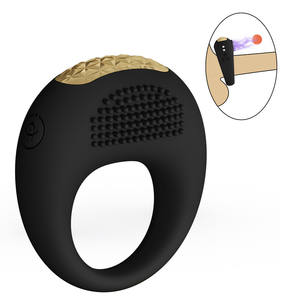 حلقة القضيب للرجال الأكثر مبيعًا بتصميم مزدوج التحفيز ووظيفة اهتزاز، مصنوعة من السيليكون المرن والقابل للتمدد لمتعة الأزواج - Product Image 1