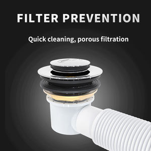 אבץ סגסוגת מייבש האמבטיה תא מקלחת מים פסולת מקלחת חדר אמבטיה ניקוז - Product Image 6