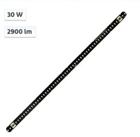 Module linéaire LED personnalisé 30W noir CRI95+ 5000K, barre lumineuse linéaire pour galerie et musée, éclairage architectural haut de gamme LED MCPCB