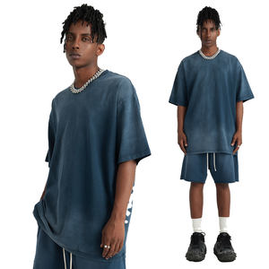 Camiseta Premium con Diseño Gráfico Personalizado al por Mayor, 100% Algodón, Lavado Ácido, Cuello Redondo, Estilo Casual Urbano para Hombre - Product Image 3