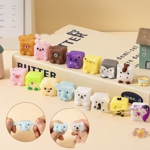 QYS Cute Animal <b>Mochi</b> Squishy TPR Squeeze <b>Toy</b> Slow Rising Stress Relief Fidget <b>Toy</b> - Product Image 6