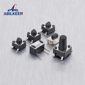 ABILKEEN sıcak satış 5.4*5.4mm 7*7mm 7.4*7.4mm elektronik bileşen 4 Pin terminalleri SMT tipi pirinç Tact anahtarı kamera için