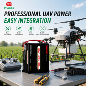 Baterai Drone Pertanian Berkualitas Tinggi 30Ah 14S 51.8v 10C Stok Massal, Laris, Dapat Disesuaikan - Product Image 1