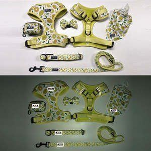 Customized Reflective <b>Small</b> <b>Dog</b> <b>Harness</b> No-Pull Padded Vest Leah Printed Sublimation Pet Accessories Made Nylon Polyester - Product Image 5