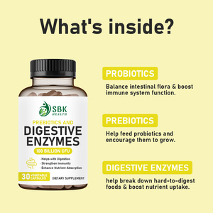 Cápsulas de Enzimas Digestivas OEM ODM para la Salud Intestinal de Adultos, Apoyo Energético a Base de la Salud Intestinal, Mejora la Absorción de Nutrientes - Product Image 3