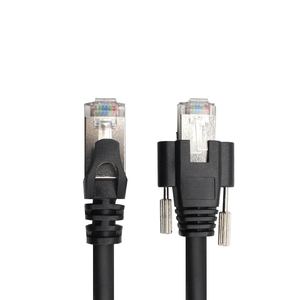 Cat6 Industriële 4 Paar 24awg Netwerkkabel Schroefvergrendeling Horizontale Machine Vision Gige Ethernet Kabel Gestrande Geleider Pe - Product Image 2