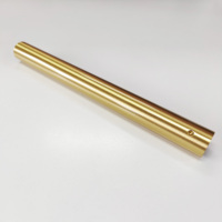 20 pièces de manchons de balustre d'escalier en laiton véritable, ronds, de 5/8 po de diamètre, pour balustre en fer, hauteur 8 po, avec revêtement transparent