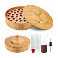 Ensemble de vaisselle en bois pour la Sainte-Cène, assiettes et coupelles de communion avec couvercle, pour les services religieux en gros