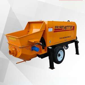 نسخة ديزل هيدروليكية مصغرة محمولة من الخرسانة ، آلة مضخة خرسانة لنقل الإسمنت - Product Image 5