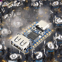 Modul WiFi USB Tipe-A untuk Papan ESP32 RP2350 untuk Pengembangan Internet of Things dengan Dukungan Terintegrasi