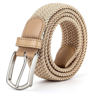 Clásico tejido de punto Web elástico tejido Golf estiramiento trenzado cinturón para hombres niños pantalones vaqueros - Product Image 5