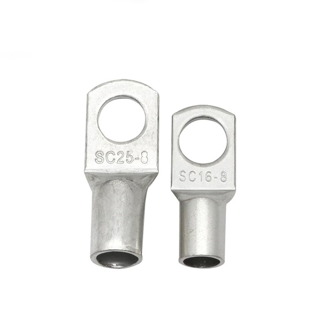 Multi-Size SC Type Tubular Cable End Electrical Terminals Copper Compression Crimp Lugs Cable Connector Wiring Accessories